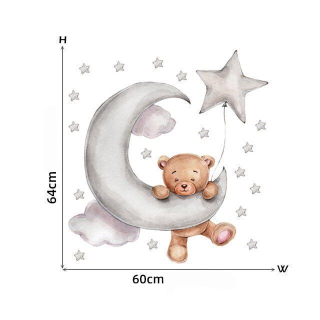 Sticker: Wand Tattoo - Teddy – Nuovo e nell'imballaggio originale da Oensingen venduto da CSCollectors