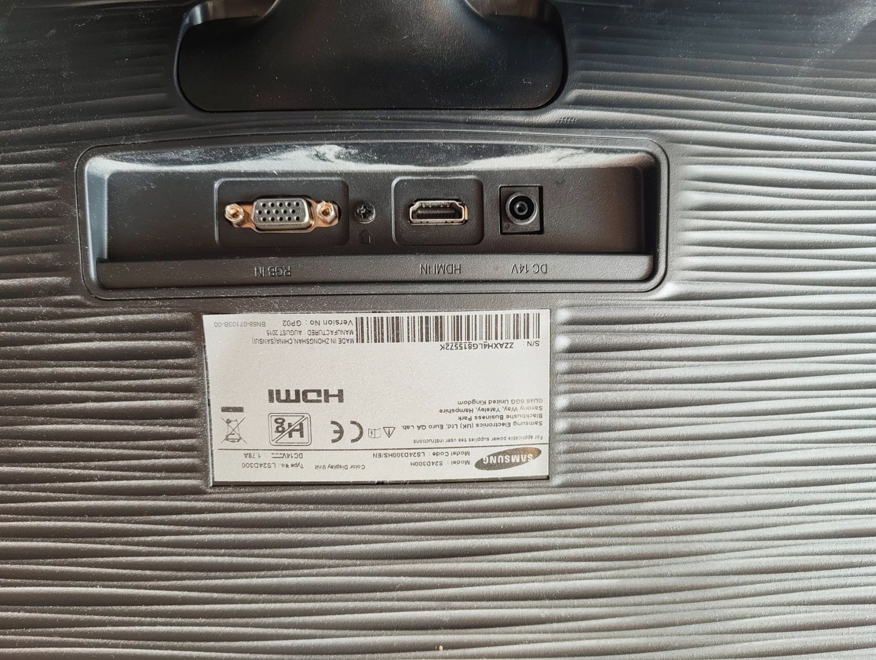 Samsung Monitor: Ecran d'ordinateur Samsung S24D300H – Usato da Courtelary venduto da Jpy_CH 1