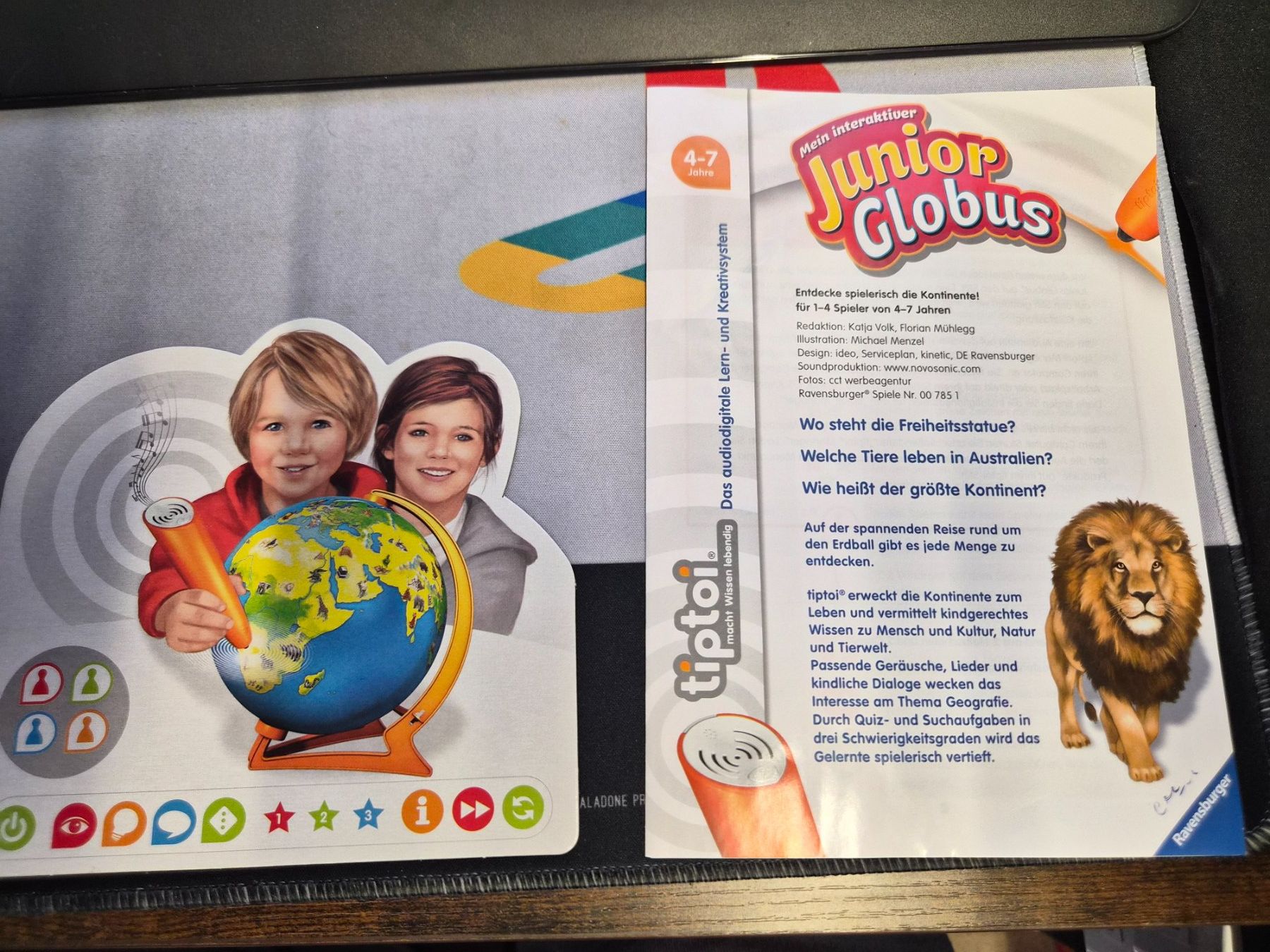 Tiptoi Autres décorations & accessoires: tiptoi Junior Globus interaktiv Ravensburger Lernspiel – D'occasion à Zürich par Joselito0 1