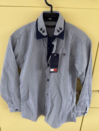 Tommy Hilfiger Shirt, striped, size 134 - New with Tag!