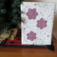 Weihnachtssterne rosa / 3 Stück
