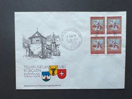 Sonderbrief Eröffnung Tell Museum Bürglen 1966   (M34)