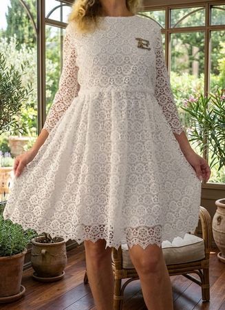 ERMANNO SCERVINO BELLISSIMO abito di pizzo taglia 42IT