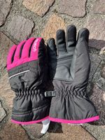 Reusch Handschuhe Alan Junior schwarz pink Grösse 5.5