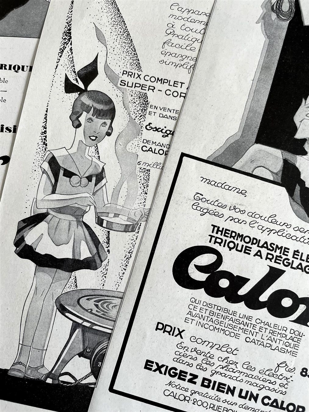 Foto & Immagini: Calor - 4 alte Werbungen / Publicités  1930/32 – Usato da Savagnier venduto da Ne2065