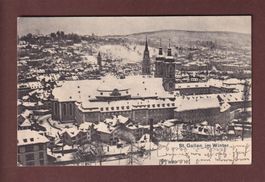 ST. GALLEN im Winter - 1908