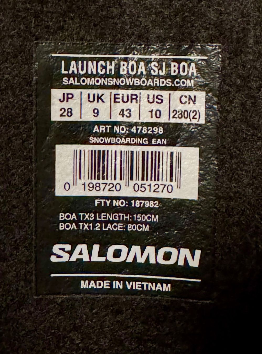 Salomon Scarpe da uomo: Snowboardstiefel – Usato da Basel venduto da zvi_zw5w 3