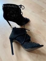 ZARA Open Toe High Heel Stiefel / Stiefelette 36