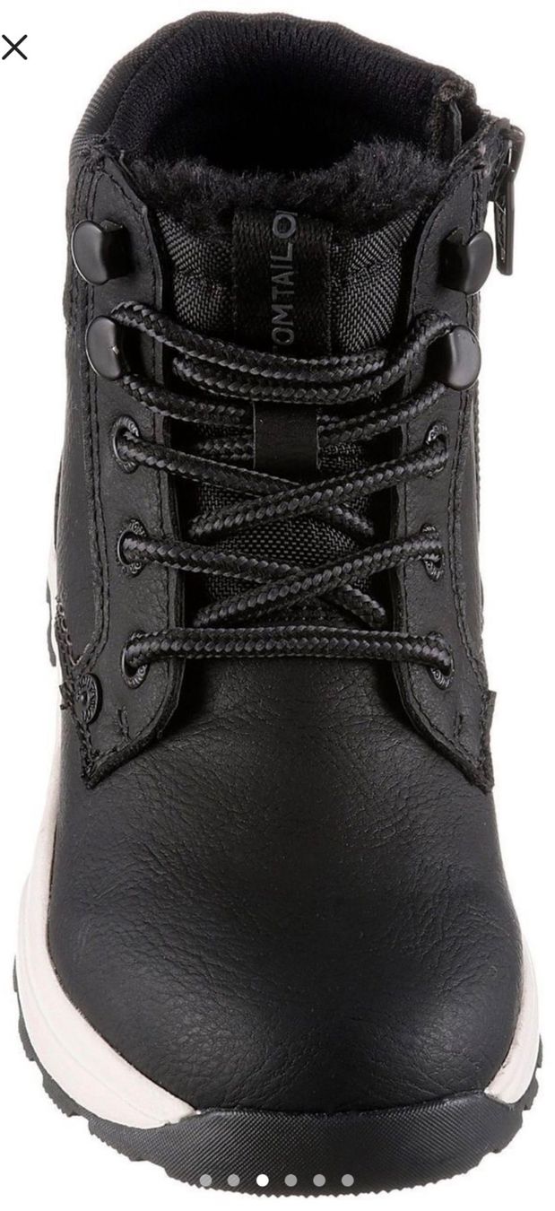 Tom Tailor Scarpe per ragazzi: TOM TAILOR Winterstiefel mit weich abgepolstertem Schaftrand – Usato da Bassersdorf venduto da Michix2 2