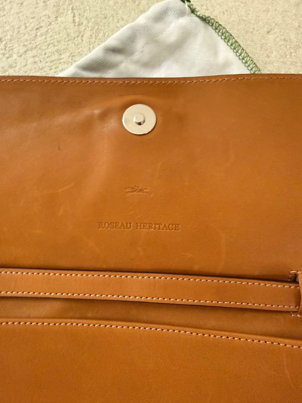 Longchamp Borse da donna: Longchamp braun Leder  Cognac – Usato da Allschwil venduto da Frida015 7