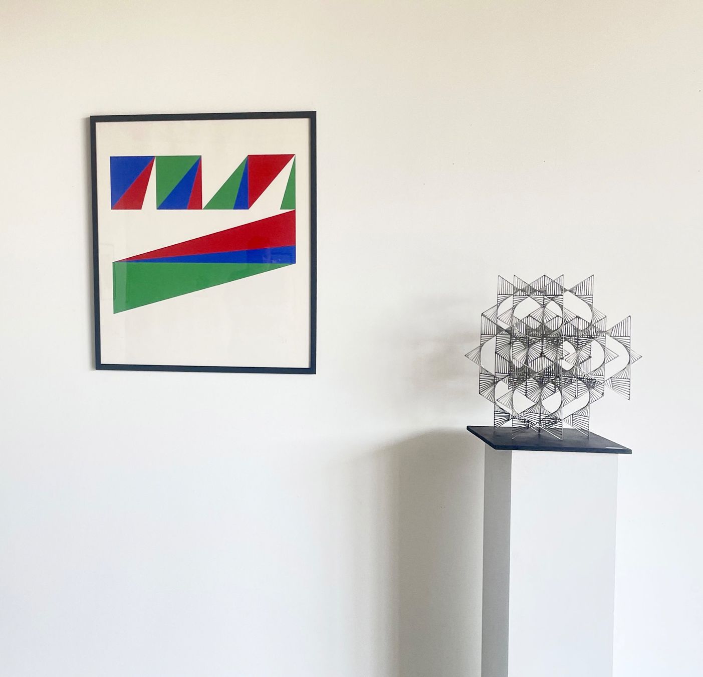 Dipinti: Composition concrète, 1973, Max Bill – Usato da neuchatel venduto da cabinetjuliart 2
