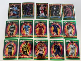 Topps Finest 2022 x 15 inkl. Haaland, Ronaldinho, Müller