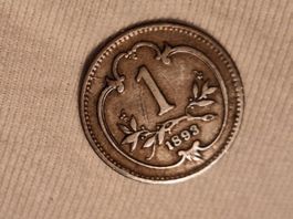 1 Heller ,Österreich 1893