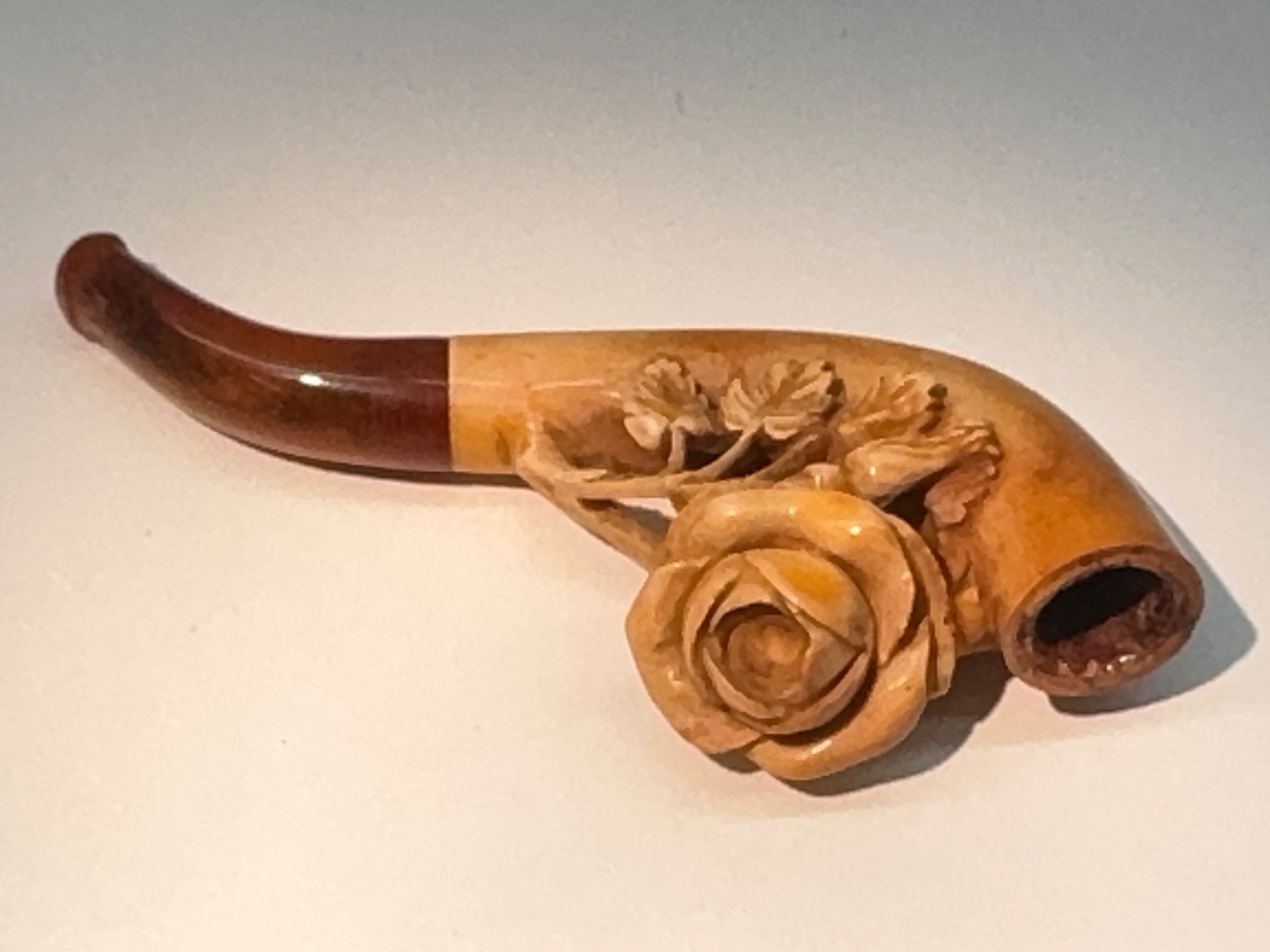 Pipe & Accessori: Kleine Antike Tabakspfeife mit prachtvoller Rose – Usato da Lostorf venduto da Peschmi10 4