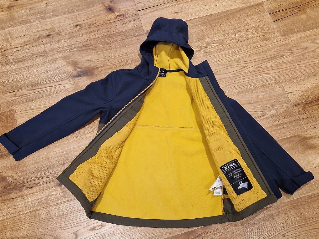 Giacche & Cappotti: Softshelljacke, Grösse 128, dunkelblau/grün  – Usato da Neuenkirch venduto da mon_h55c 1