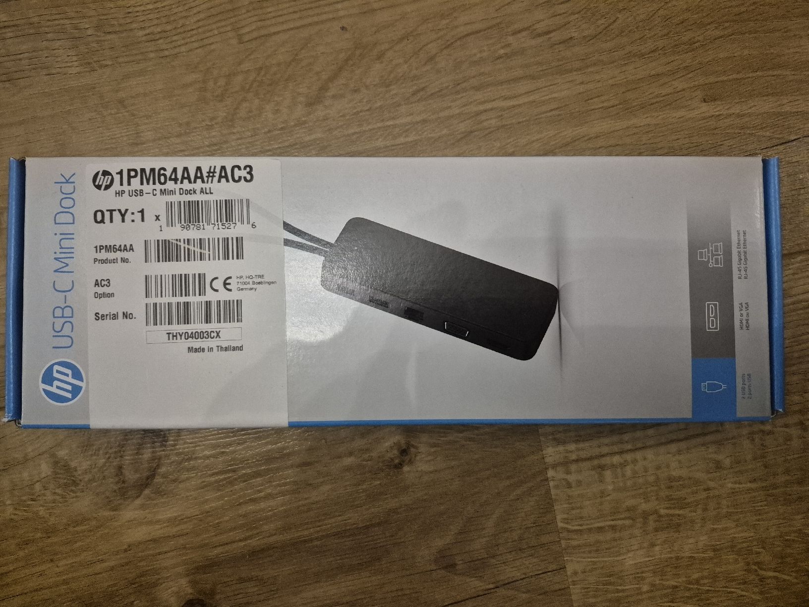 Hewlett Packard Docking station: HP USB-C mini Dockingstation – Nuovo e nell'imballaggio originale da Goldau venduto da Neocity