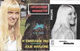 Jacqueline Midinette - N'embrasse pas - Dédicacé + carte