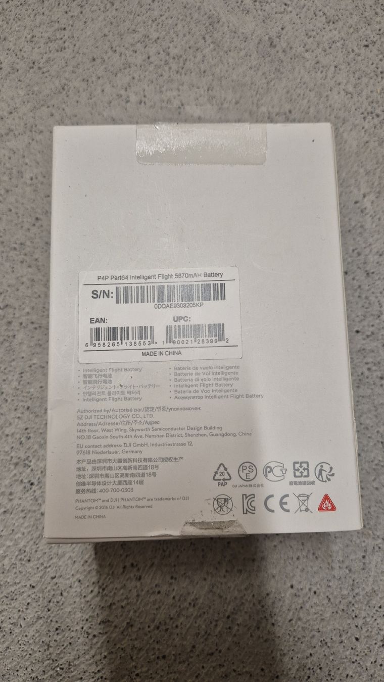 DJI Batterie, Caricabatterie & Alimentatori: DJI Phantom 4 Pro - Intelligent Flight Battery - used few h – Usato da Fahrweid venduto da 0739 1