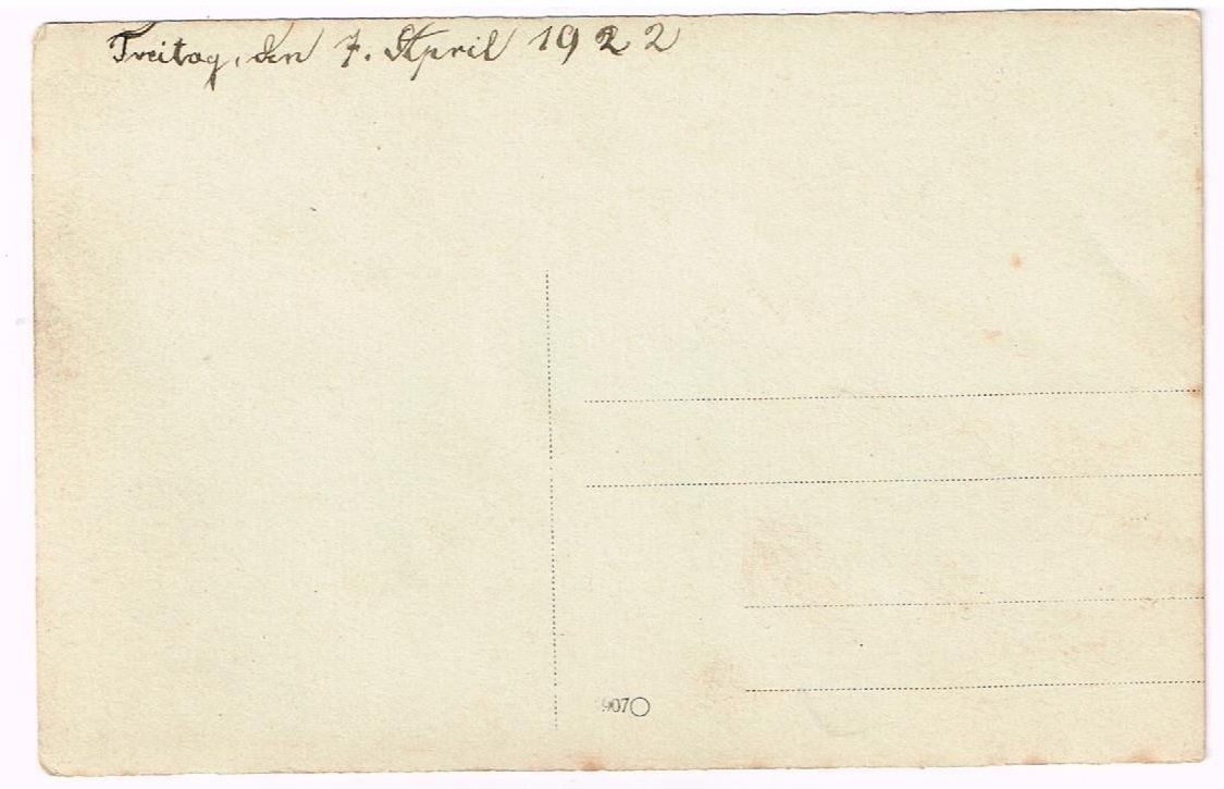 Ansichtskarten: Landwirtschaft/Ackerbau? 1922 mit Spaten – Gebraucht aus Wil SG von Clanx 1