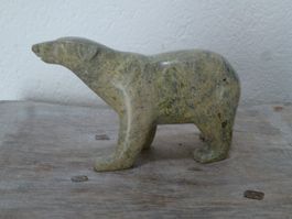 Polar Bär Inuit Skulptur /  TIM PEE - Cape Dorset