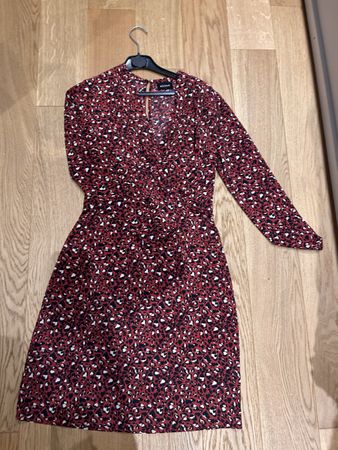 Kookai Long Sleeve Dress, Size 36, Animal Print, Chic!