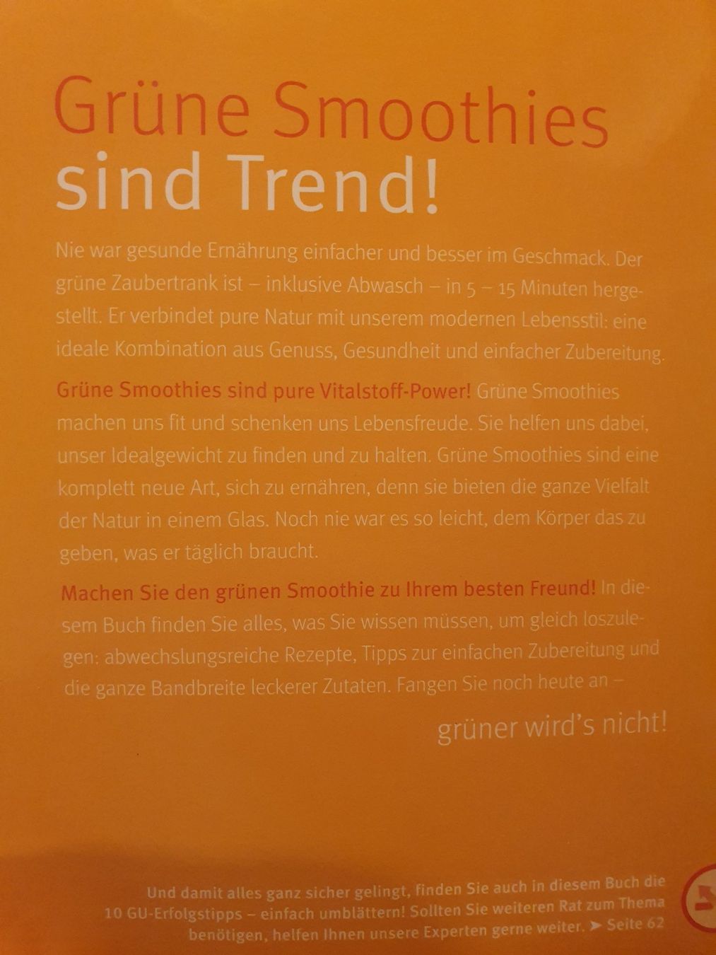 Libri: Grüne Smoothies - Gut – Usato da Zürich venduto da dialout 1