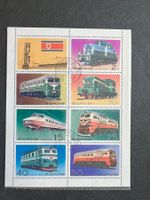 Korea 1976  Luxusblock Eisenbahnen  gest.  (A310)