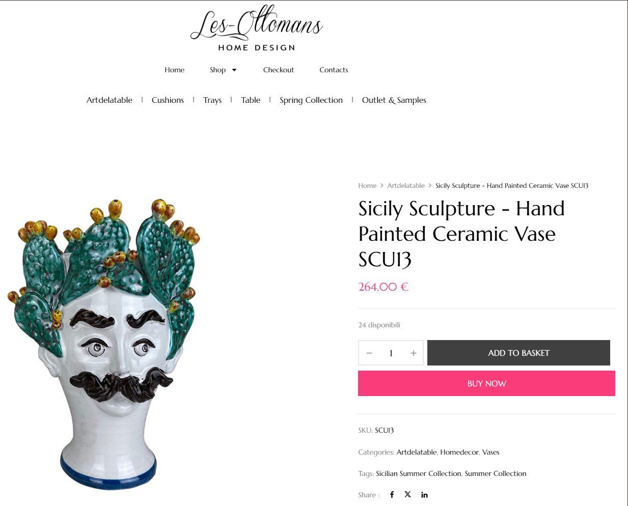 Vasi & Recipienti: Les Ottomans – Vase/Blumentopf – Usato da Basel venduto da Feysen 1