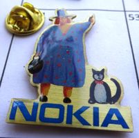 Pin NOKIA   Frau Katze