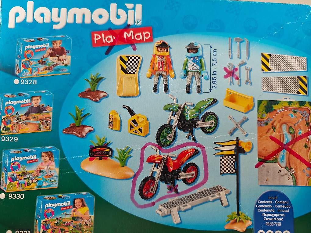 Spielzeuge: Playmobil 9329 Motocross Set – Gebraucht aus Niederlenz von Tom-U 2