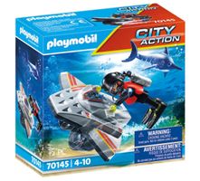 Playmobil 70145 Seenot: Tauchscooter im Rettungseinsatz