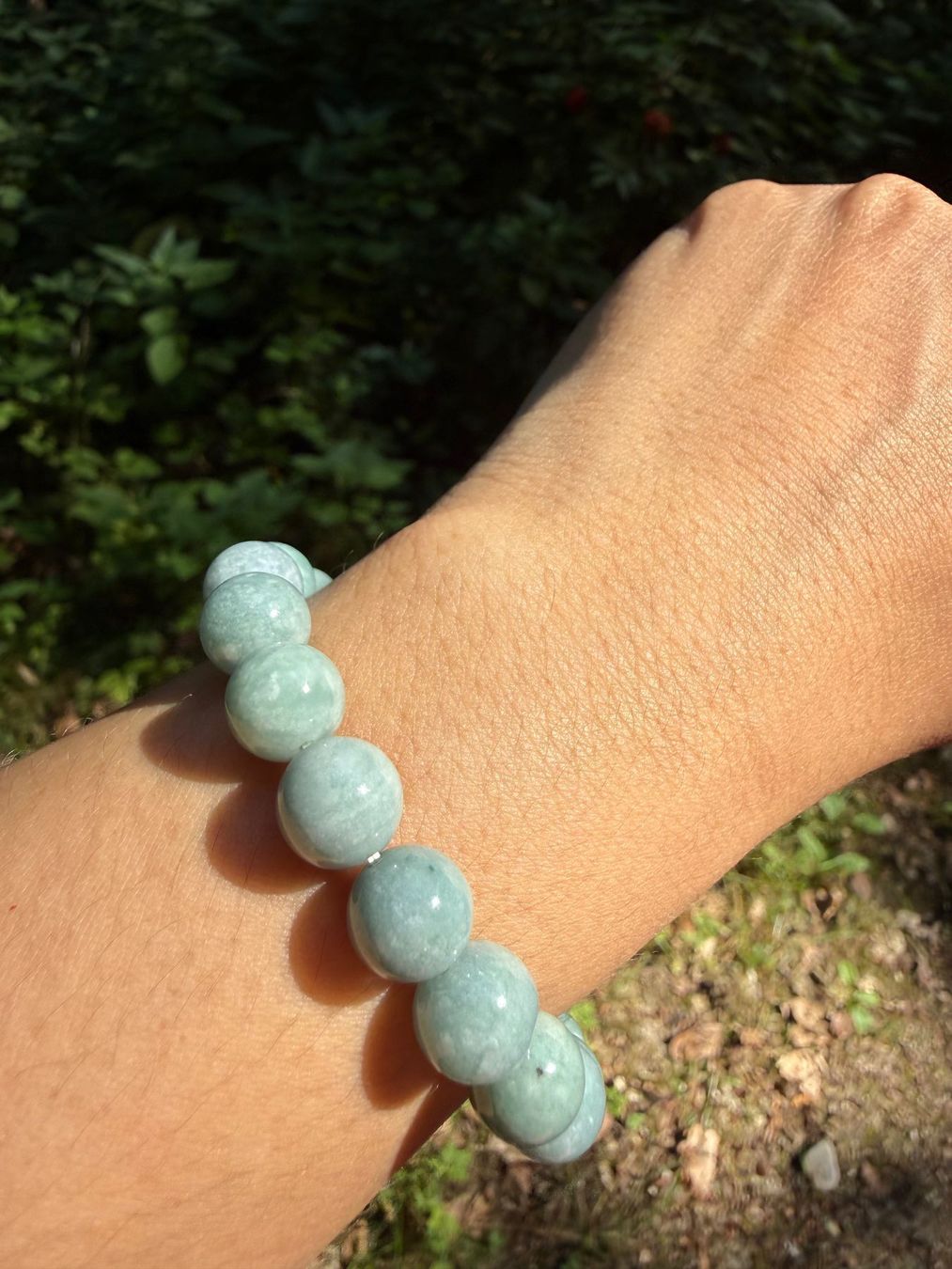 Bracciali & Braccialetti: Armband aus echten Blue-Wasserjade-10mm Perlen – Nuovo (secondo la descrizione) da Jegenstorf venduto da SteinGlanz 7