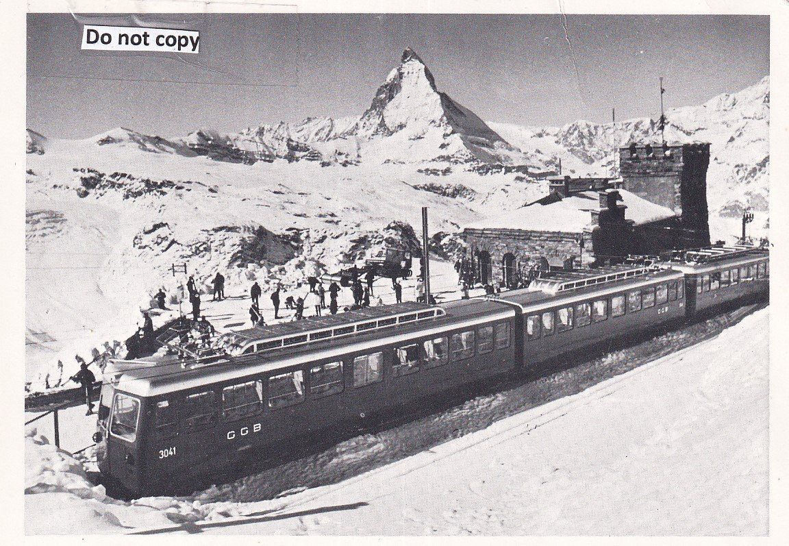 Cartoline postali: Zermatt  VS  -   GORNERGRAT-BAHN /  Europas höchster Bahnhof – Usato da Brig venduto da Valcards54
