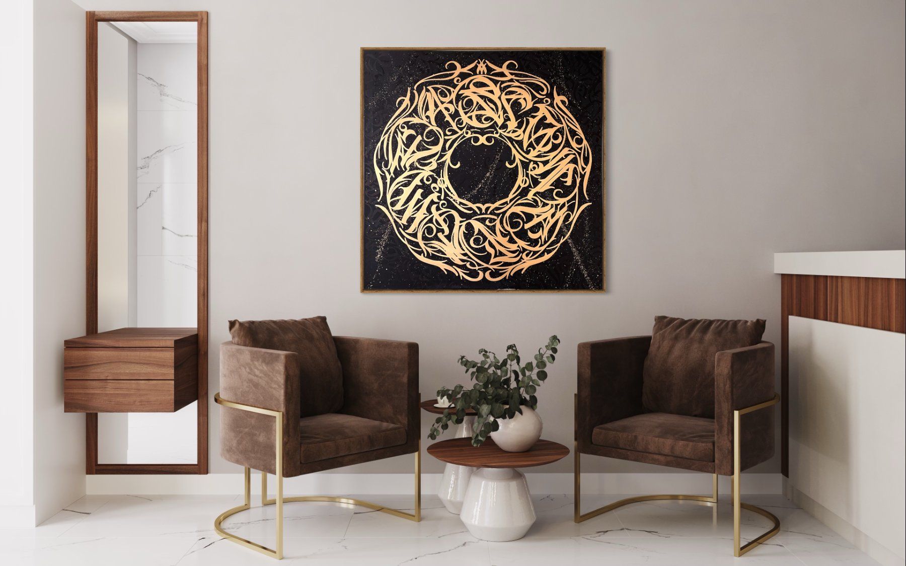 Dipinti: Calligraffiti Mandala | Original Gemälde, Unikat! – Nuovo (secondo la descrizione) da Emmenbrücke venduto da ThierryOliver 2