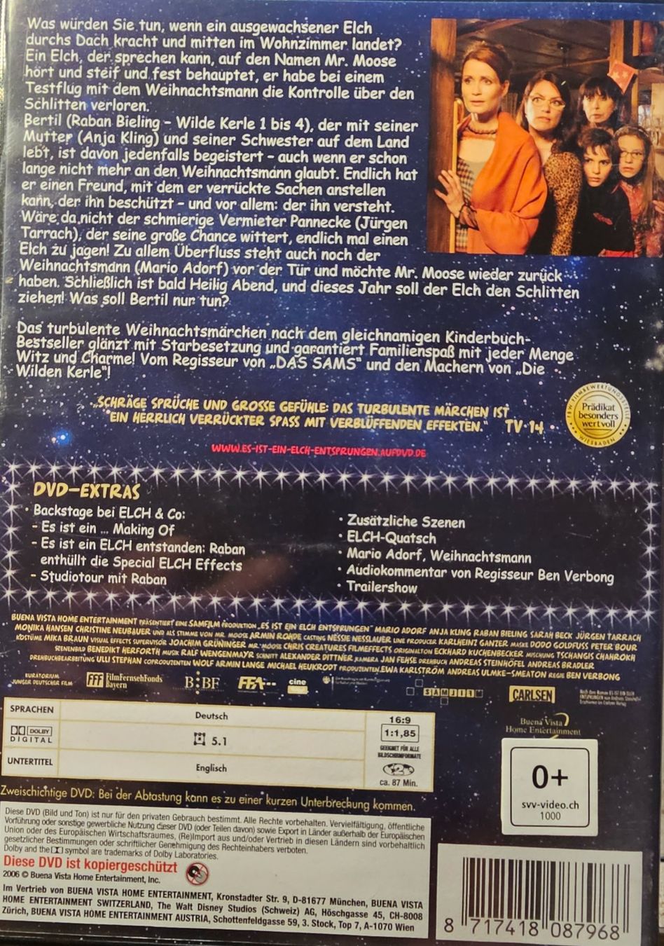 Alle DVDs: Es ist ein Elche entsprungen – Gebraucht aus Wahlen b. Laufen von Cg10 1