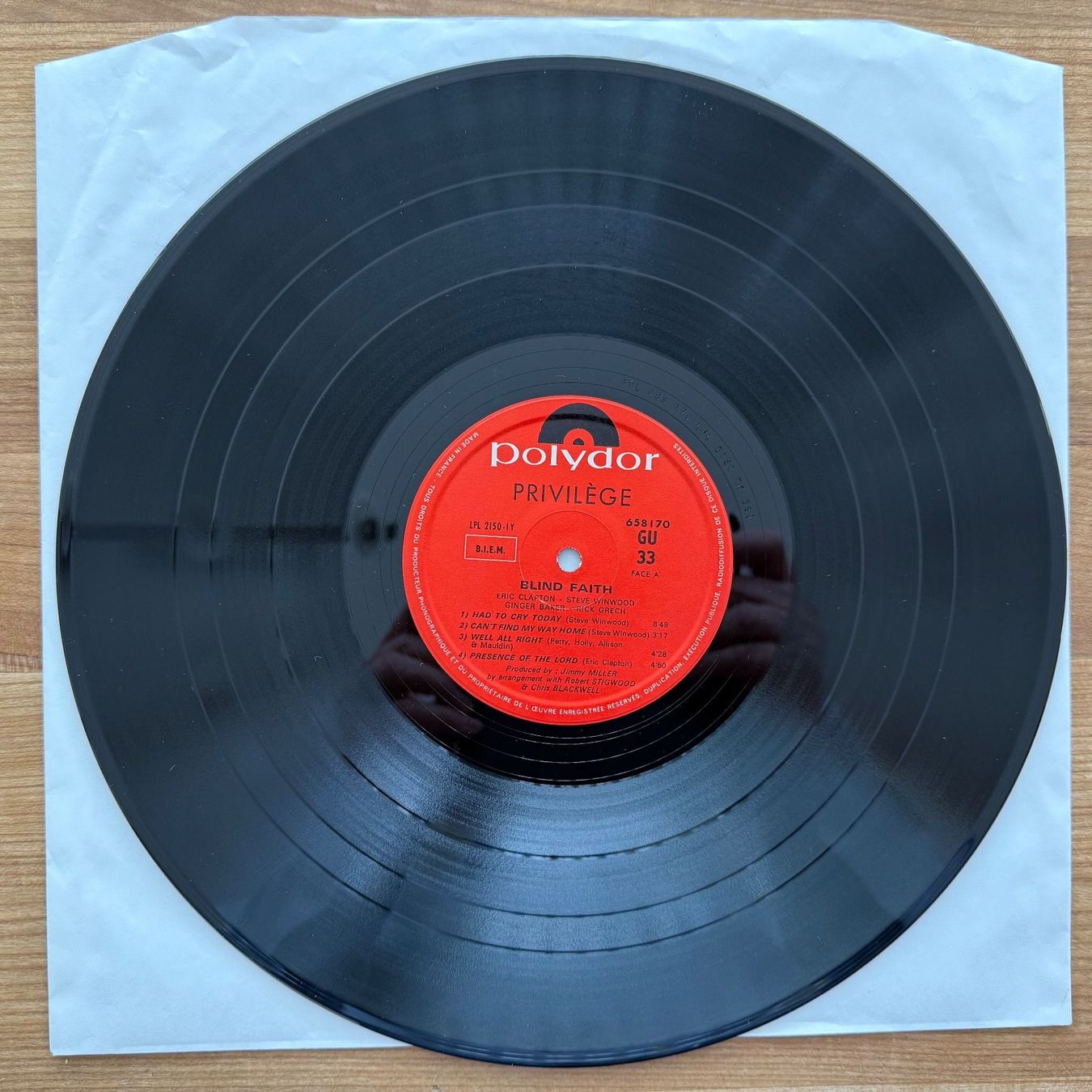 Schallplatten: BLIND FAITH - PRIVILÈGE – Gebraucht aus Zürich von fehlton 2