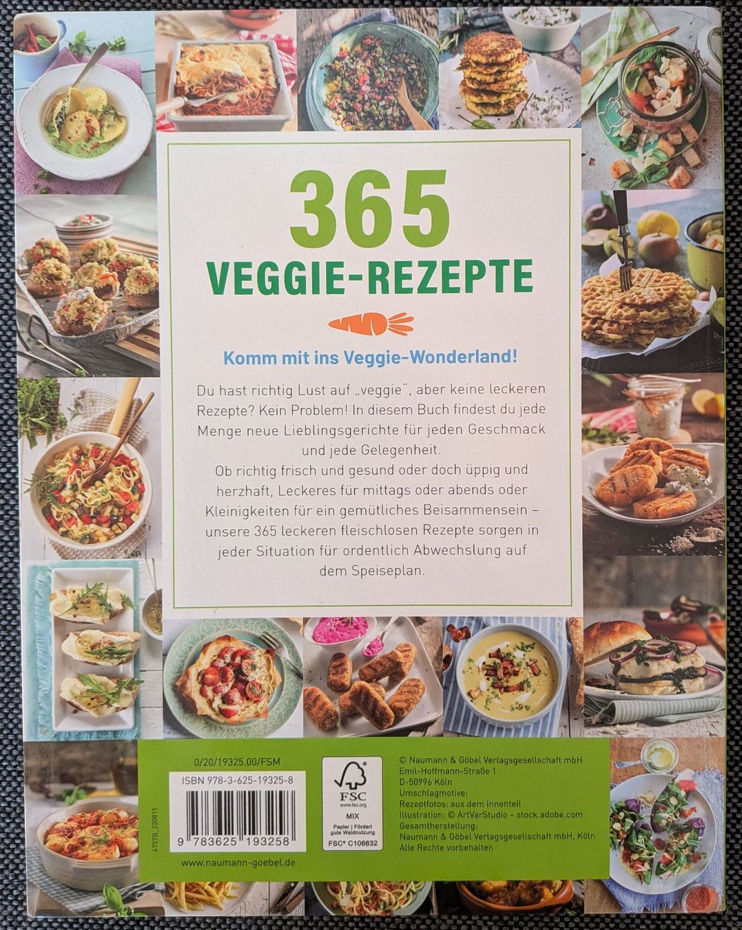 Libri: 365 Veggie-Rezepte – Usato da Illnau venduto da DuffyB 1