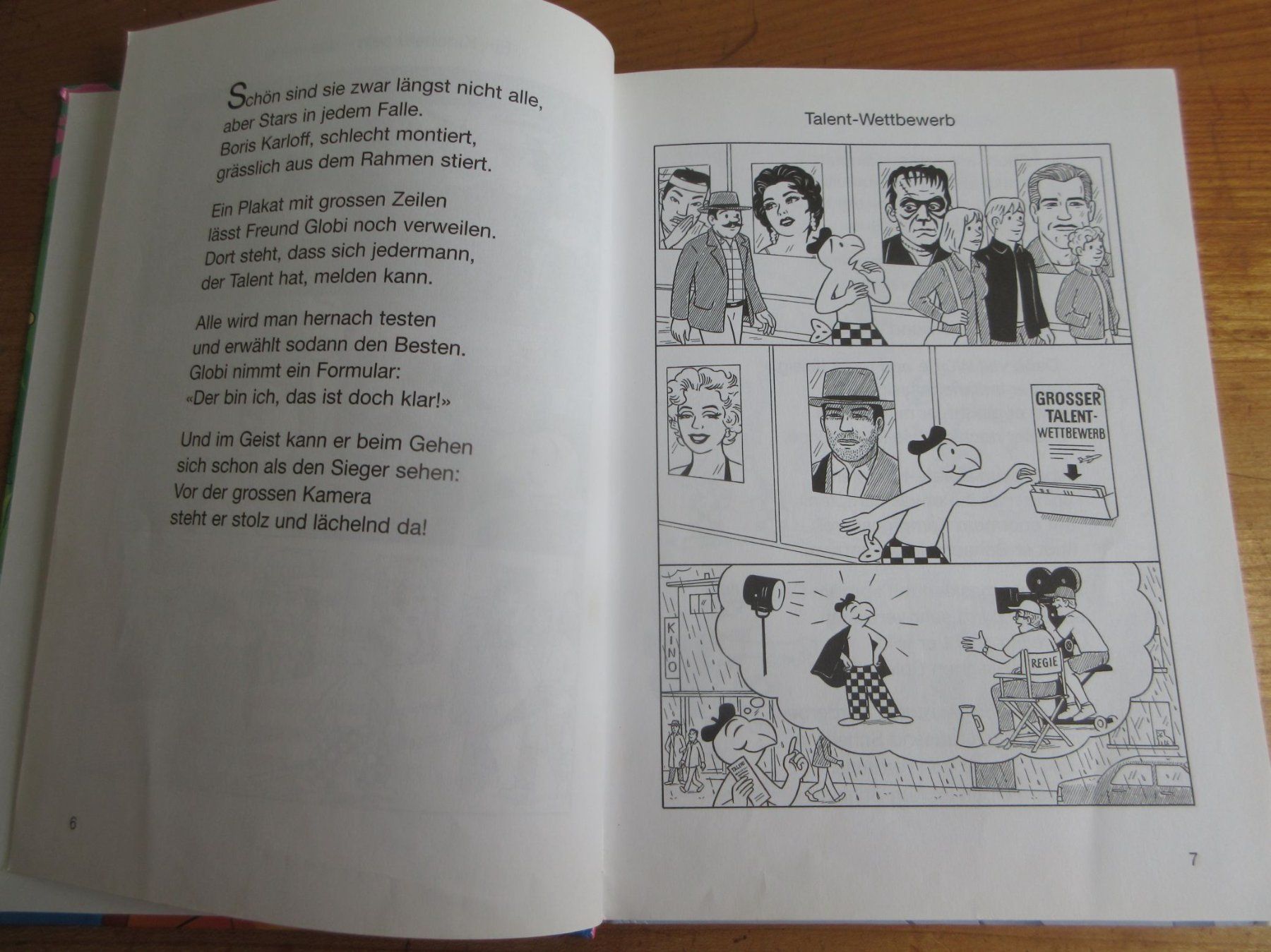 Libri: Globi wird Filmstar, 1. Auflage 2000, unbemalt – Usato da Binningen venduto da Oldfashion 2