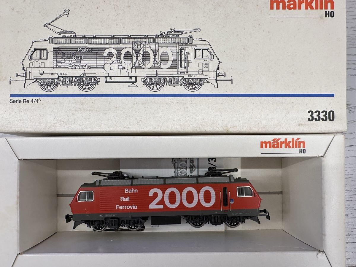 Märklin Modellini di ferrovie: Märklin 3330 SBB Re 4/4 IV – Usato da Lupsingen venduto da New-Haven 6