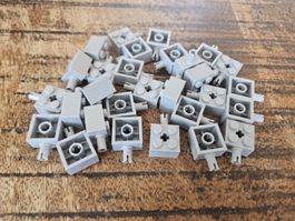 lego 6232 lot de 28 pièces Light Bluish Gray Brick,