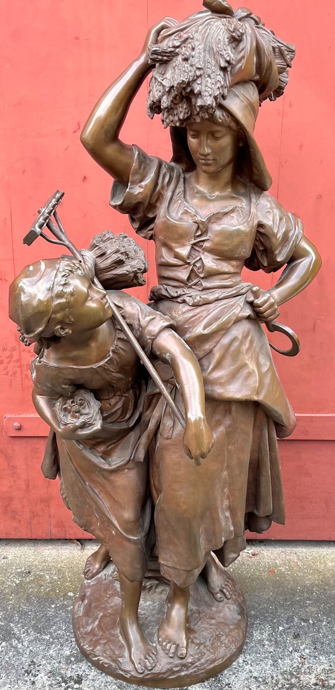 Sculptures & Statues: Antike Bronze-Figur von Moreau Mathurin – D'occasion à Weissbad par