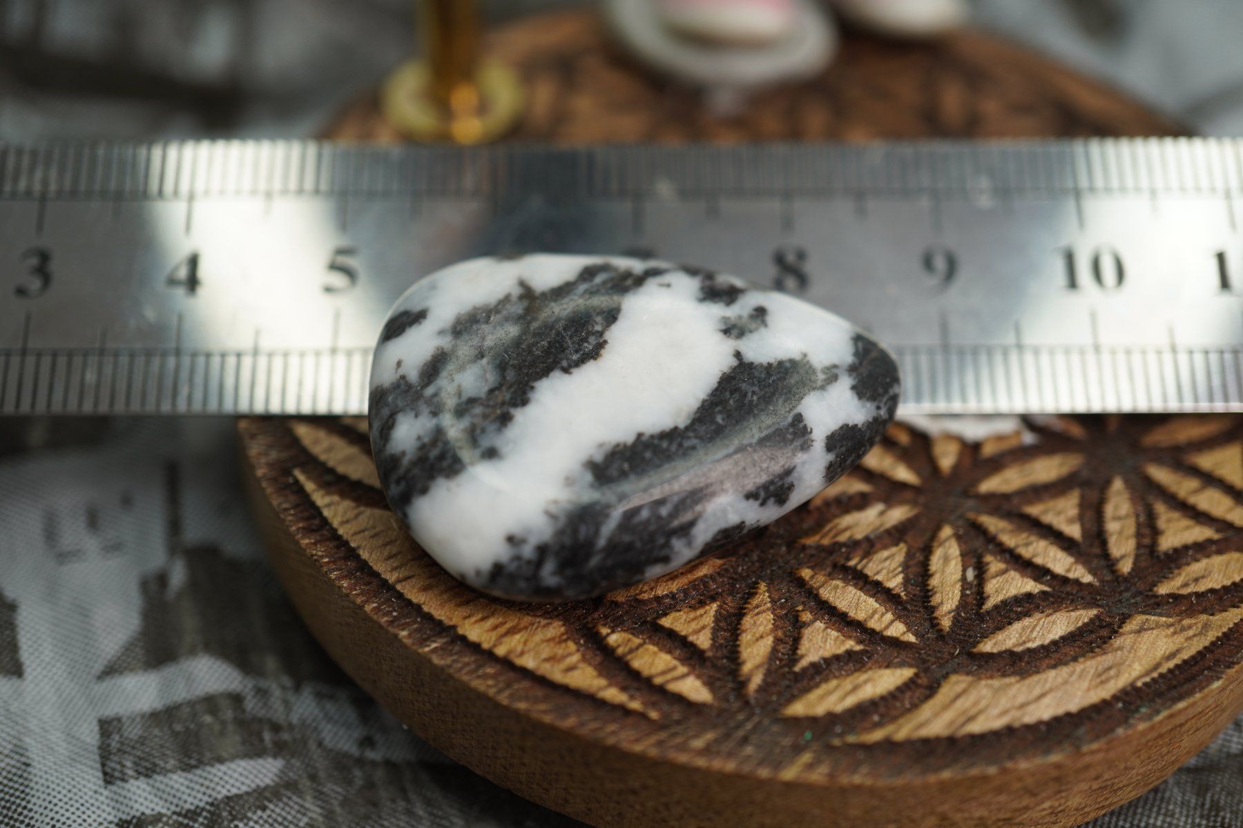 Mineralien & Heilsteine: Zebra Stone   Scheibenstein      ab 1.-    Aus  Räumung – Neu und originalverpackt aus Eschenbach SG von topstone 2