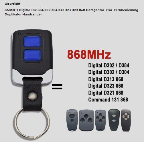 Télécommandes: Handsender Garage – Neuf (Voir description) à Pratteln par Vroba 3