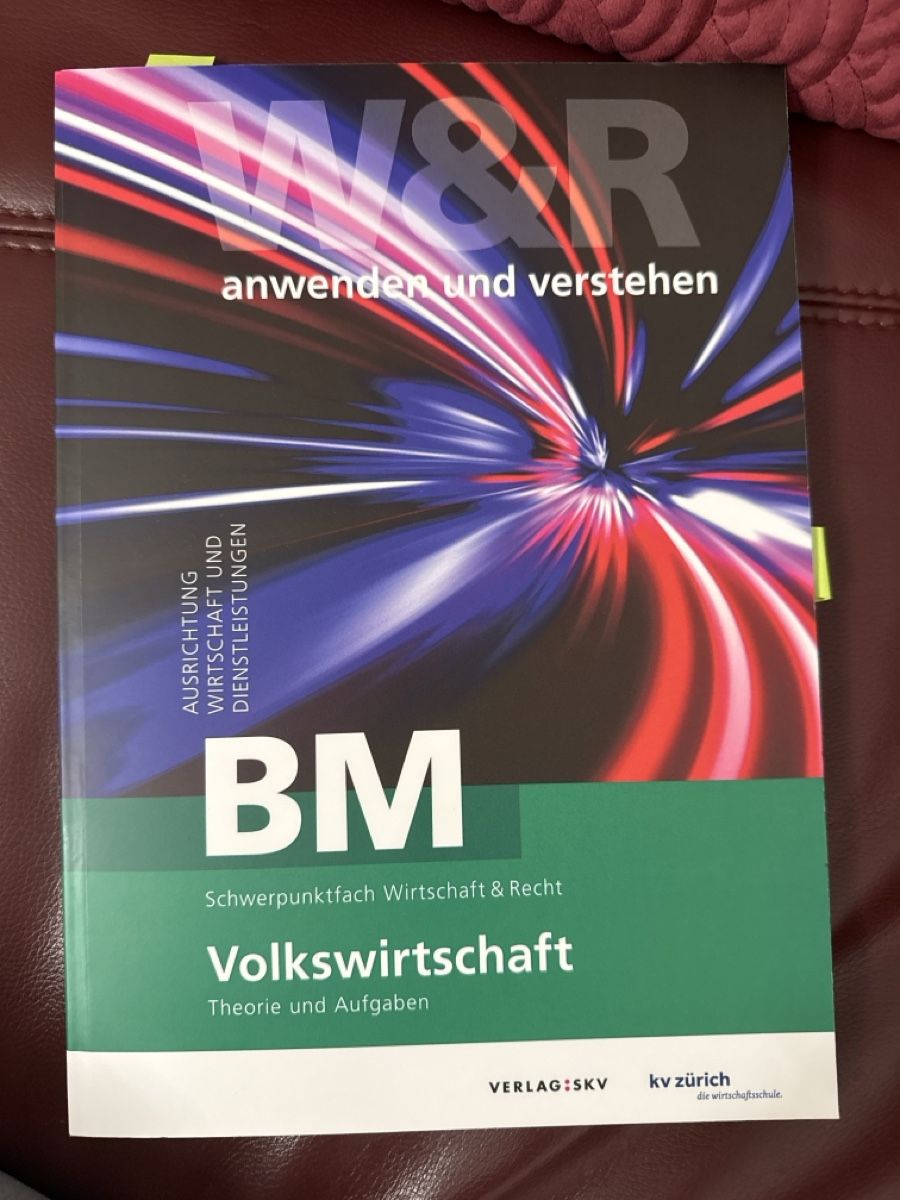 Bücher: BM W&R Volkswirtschaft  – Gebraucht aus Zürich von Dx.04
