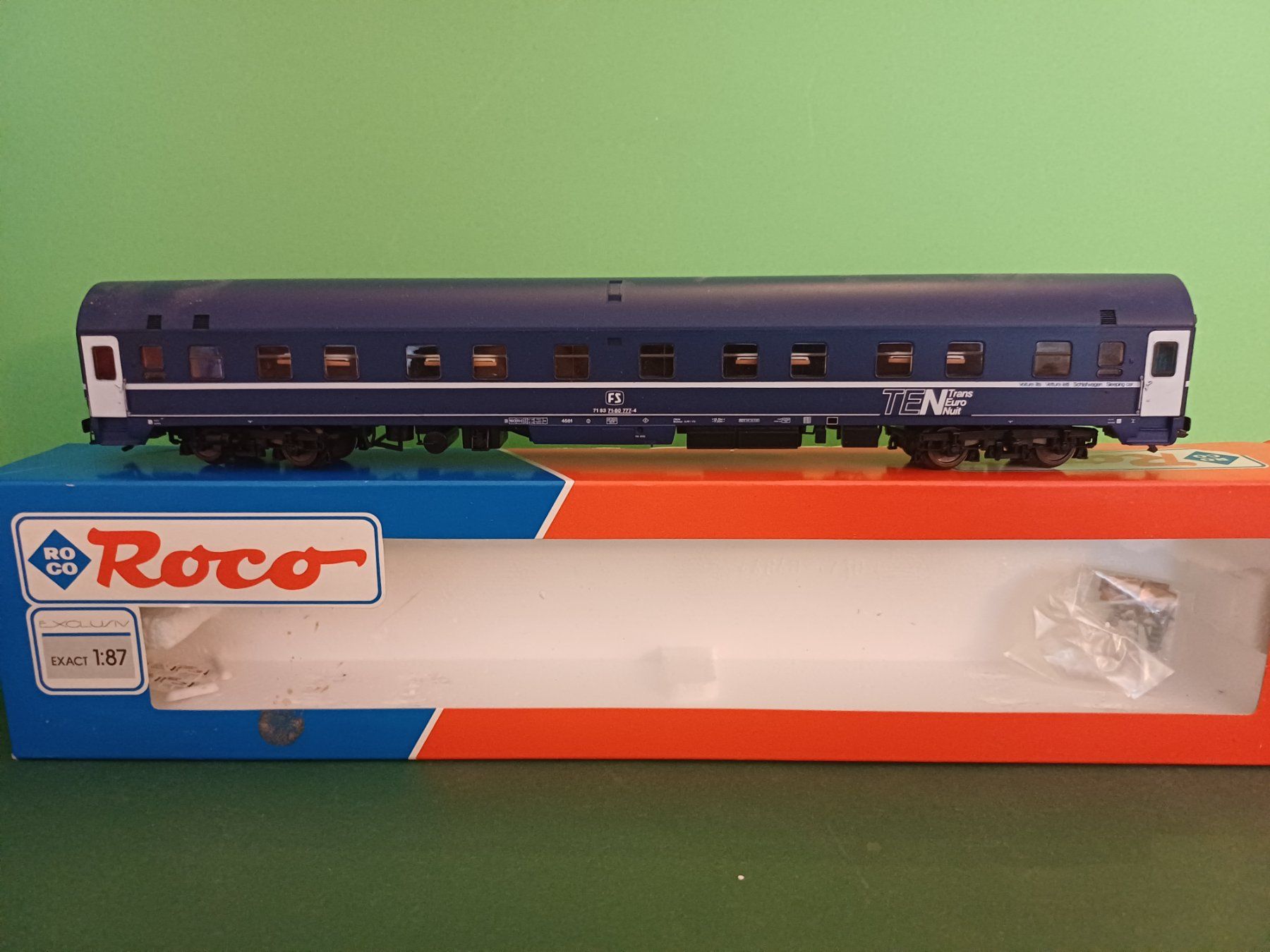 Roco Modelleisenbahnen: Roco Schlafwagen TEN der FS – Gebraucht aus Bassersdorf von darki77