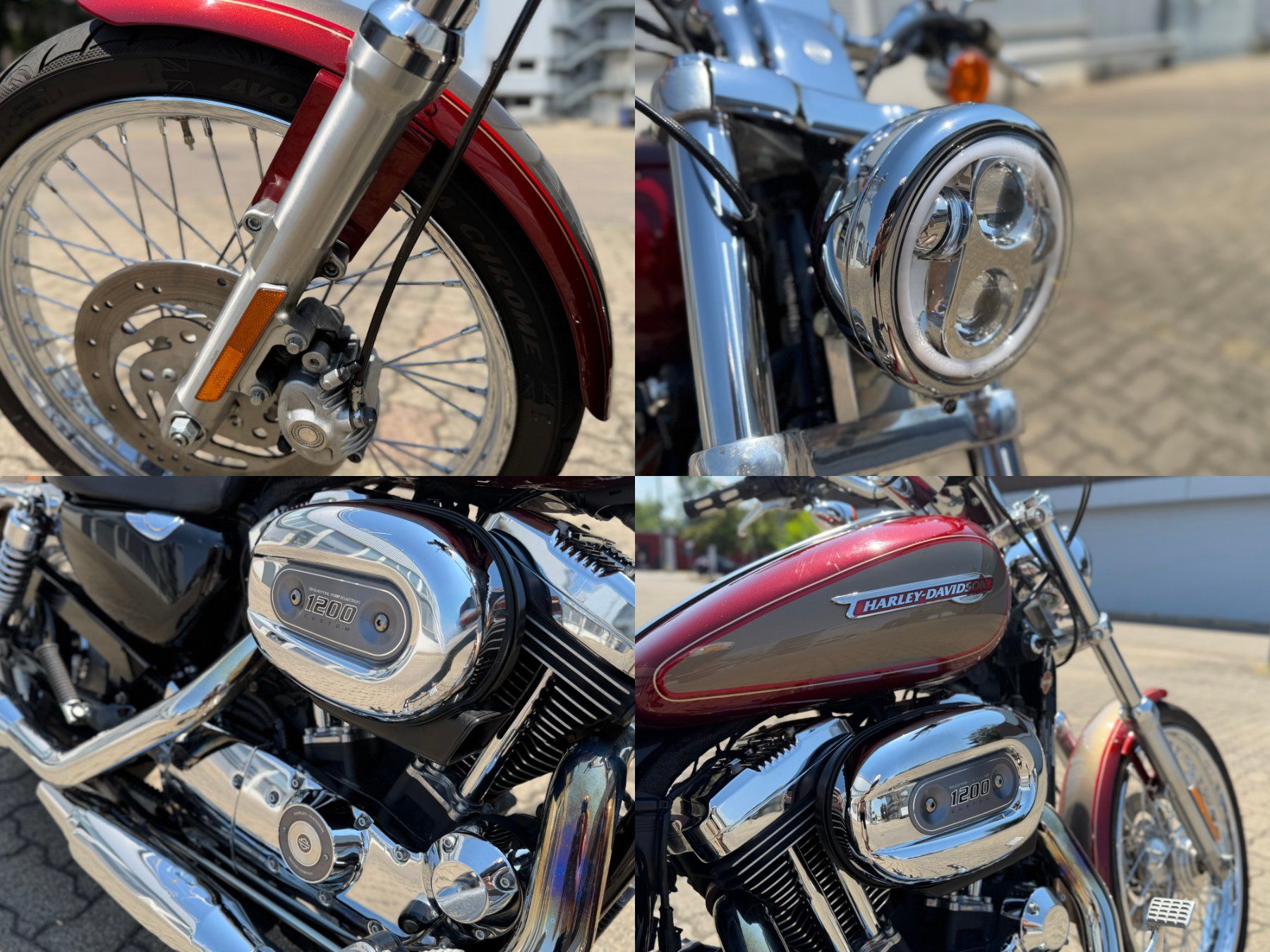Harley-Davidson Chopper: Harley-Davidson XL 1200 Custom Sportster - Traum Harley – Usato da Basel venduto da Hangman776 8
