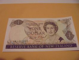 Neuseeland Nlle-Zélande 1 $ P 169 c,1989 MINT
