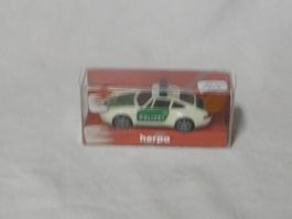 HERPA  PORSCHE 911 CARRERA  POLIZEI   1:87  H0   MIB