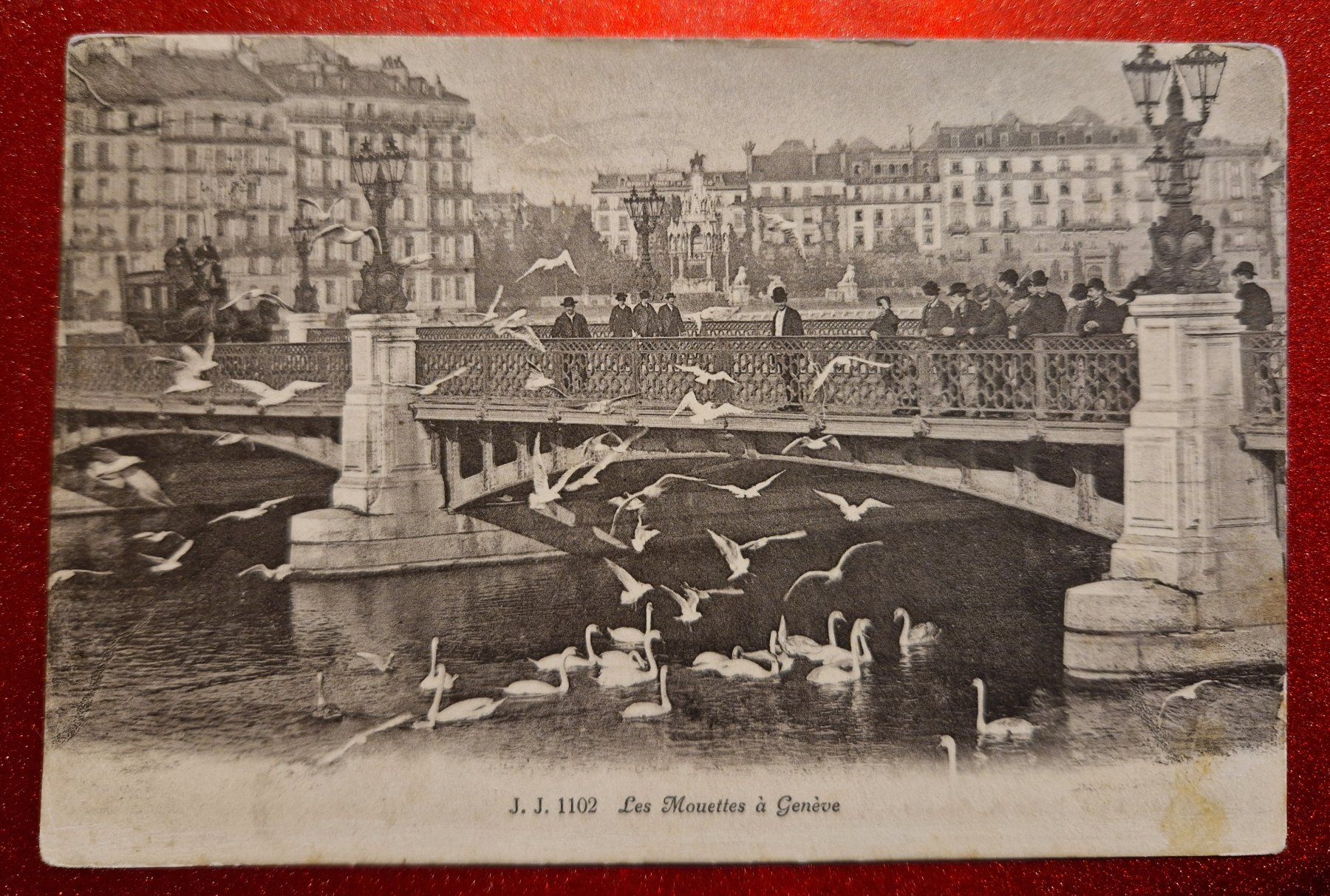 Cartoline postali: Les Mouettes a Genève 1912 Pferdekutsche – Usato da Melchnau venduto da Arthurius