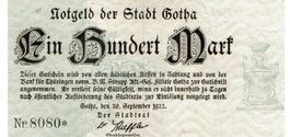 Gotha 100 Mark 30.09.1922 SS++-VZ